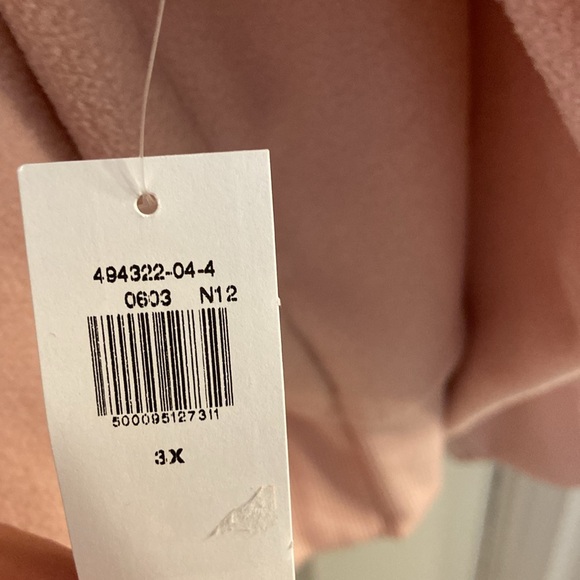 3X OLD NAVY Microfleece Henley Sweatshirt in Abalone Pink, NWT - Picture 9 of 15